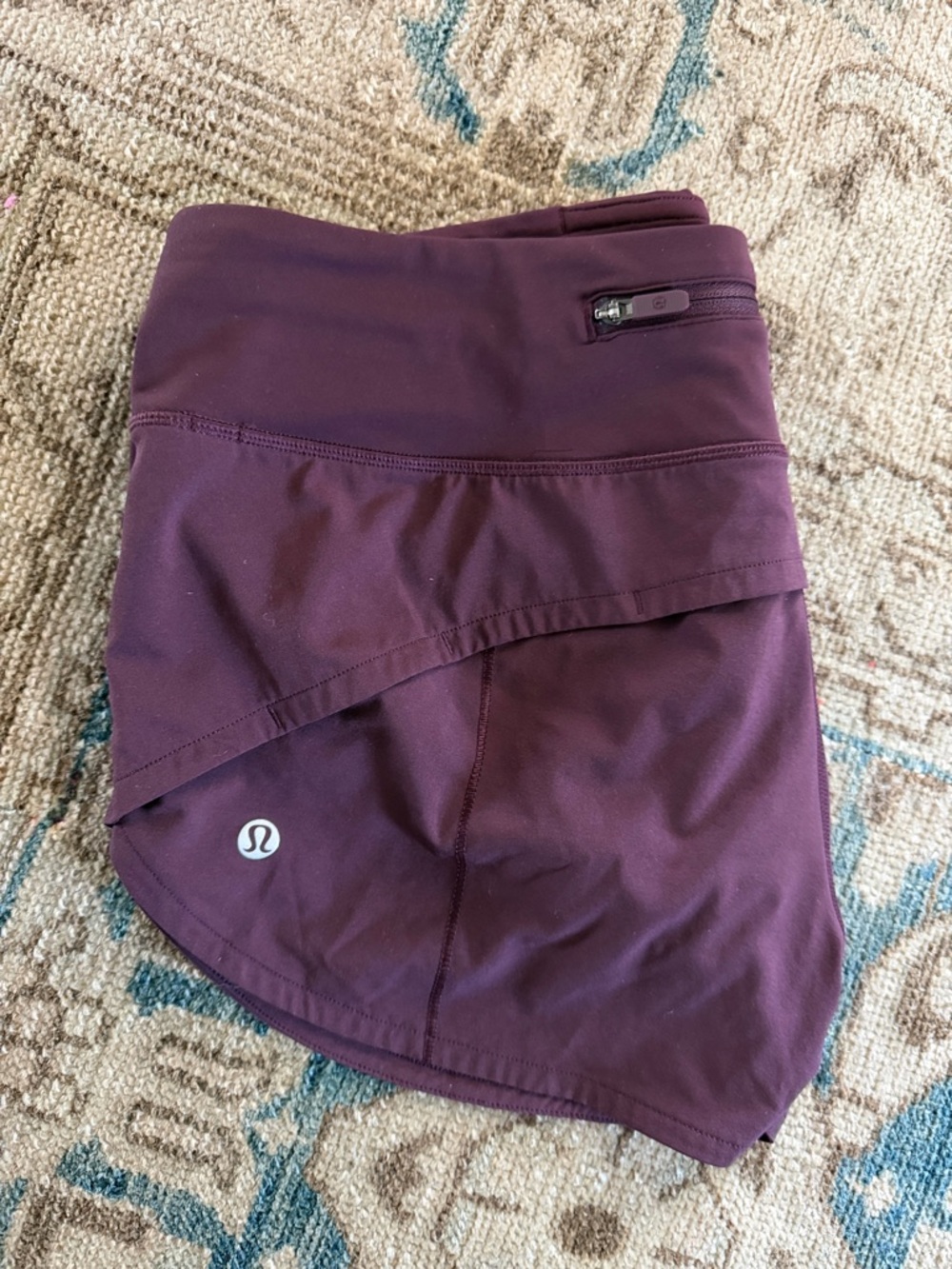 lululemon athletica Plum Athletic Running Shorts